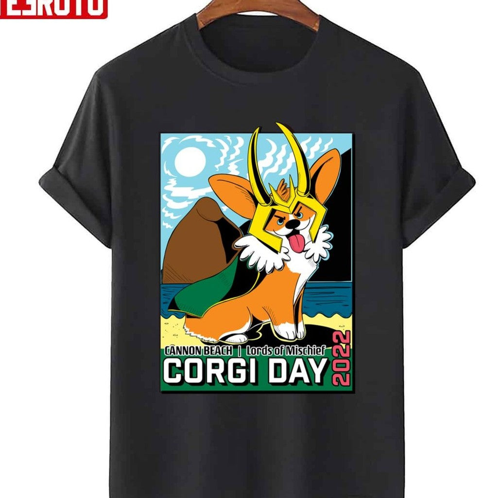 2022 Lords Of Mischief Corgi Day Unisex T-Shirt - T-Shirt, Sweatshirt, Hoodie
