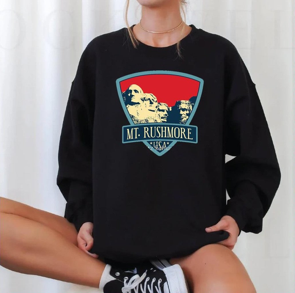 Mt Rushmore Usa George Washington Unisex Sweatshirt - T-Shirt, Sweatshirt, Hoodie