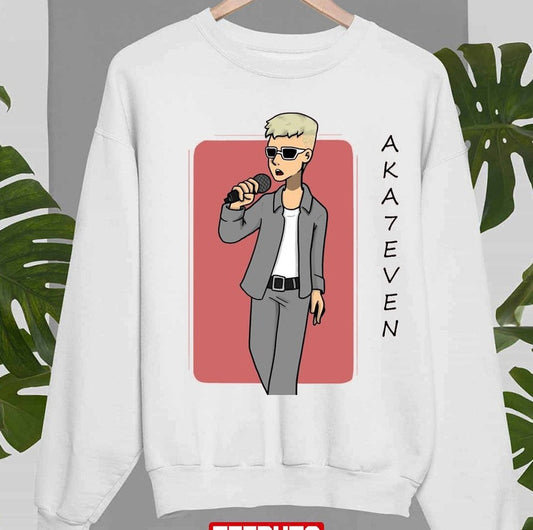 Animated Aka 7even Singer Design Unisex Sweatshirt - T-Shirt, Sweatshirt, Hoodie