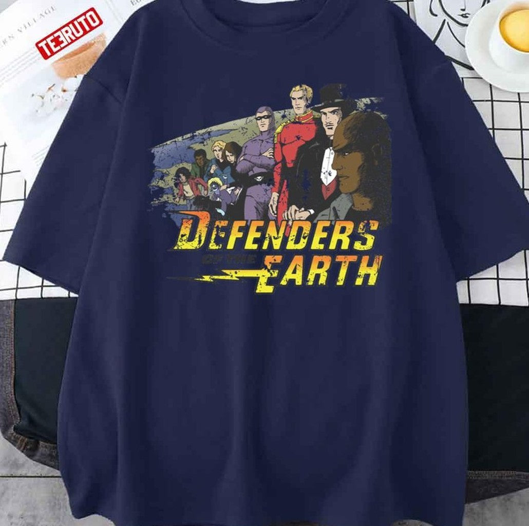 Retro Defenders Of The Earth Colour Unisex T-Shirt - T-Shirt, Sweatshirt, Hoodie