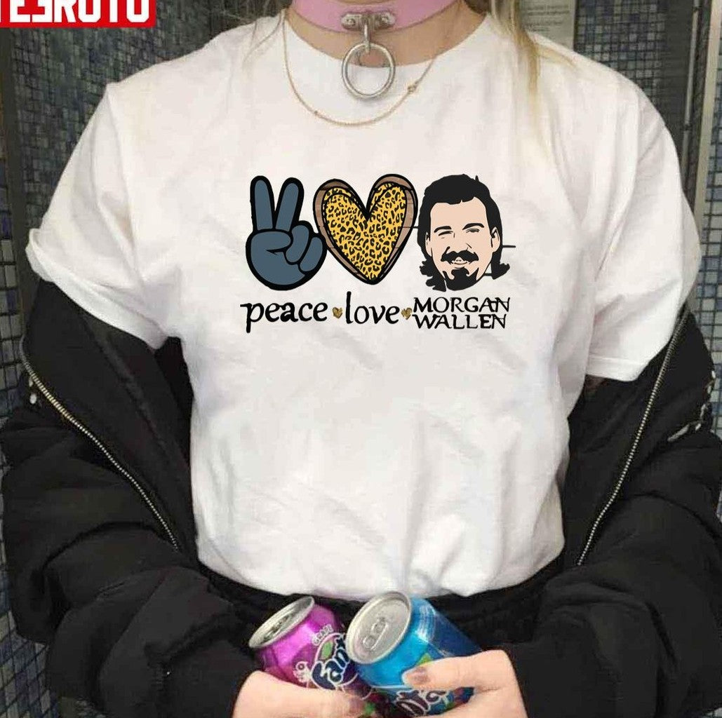 Peace Live Morgan W MW Music Unisex T-shirt - T-Shirt, Sweatshirt, Hoodie