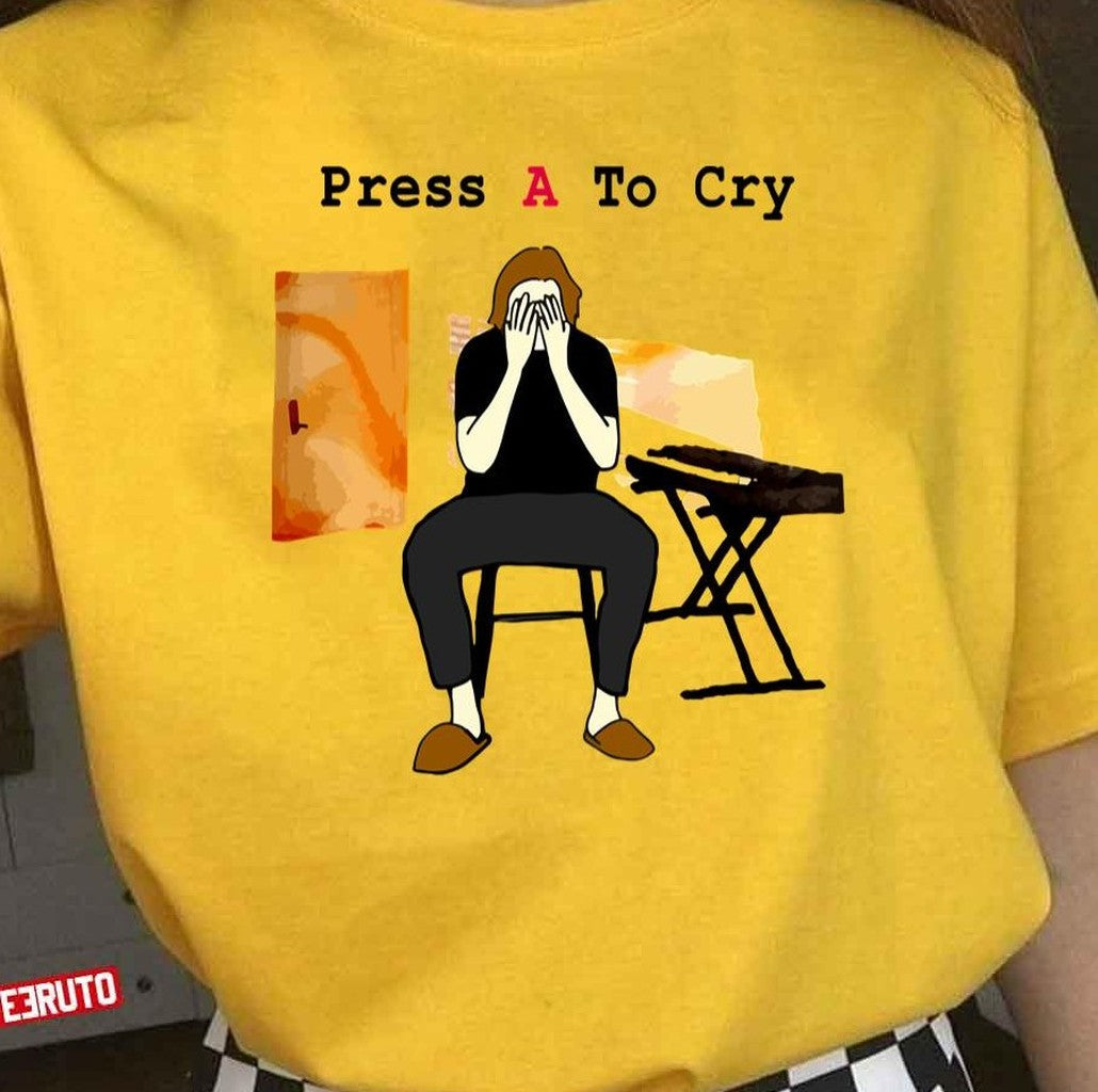 Press A To Cry Bo Burnham Inside New Song Unisex T-Shirt - T-Shirt, Sweatshirt, Hoodie