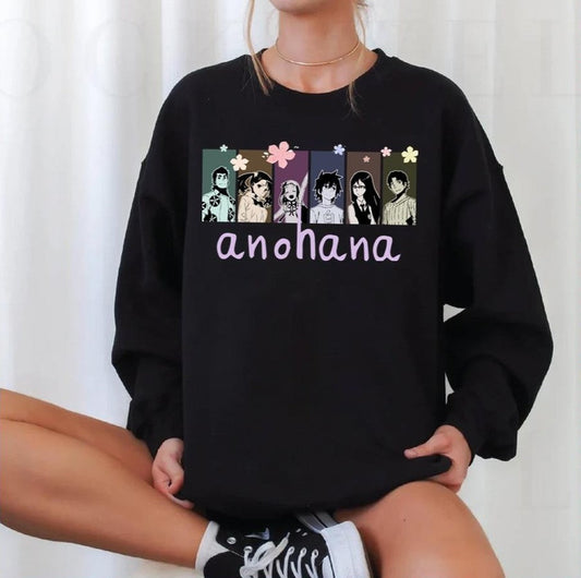 Animated Design Characters Anime Anohana Unisex Sweatshirt - T-Shirt, Sweatshirt, Hoodie