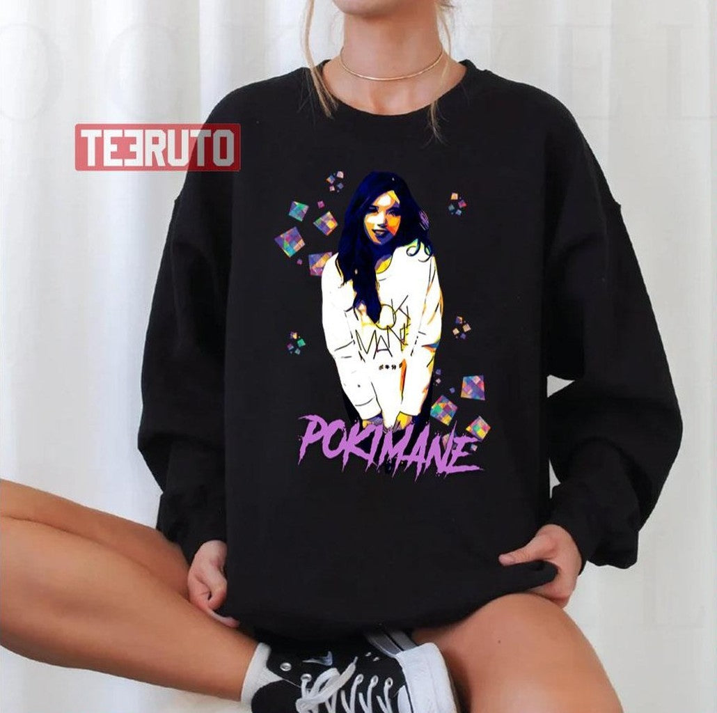 Pokimane Funny Digital Art Unisex Sweatshirt - T-Shirt, Sweatshirt, Hoodie