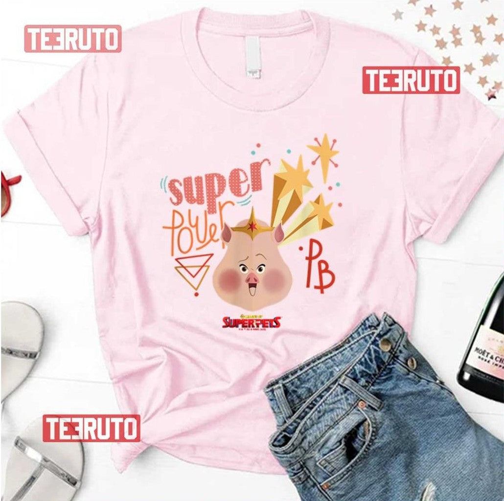 Pb Super Power Pig Dc League Of Super Pets Unisex T-Shirt - T-Shirt, Sweatshirt, Hoodie