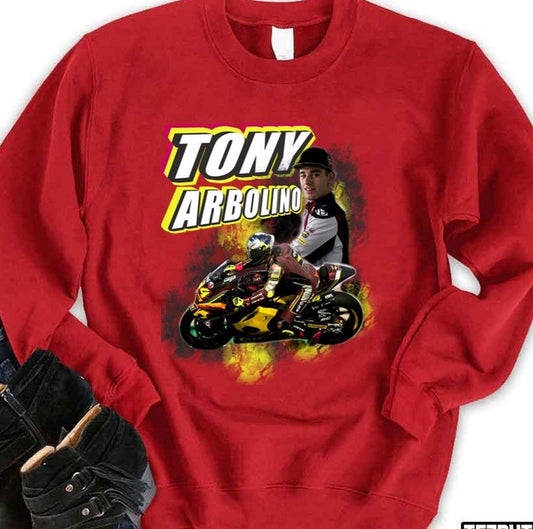 2022 Tony Arbolino Moto2 Champion Pro Number 14 Fan Unisex Sweatshirt - T-Shirt, Sweatshirt, Hoodie