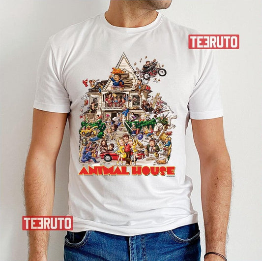 Animal House Delta House Drawing Unisex T-Shirt - T-Shirt, Sweatshirt, Hoodie