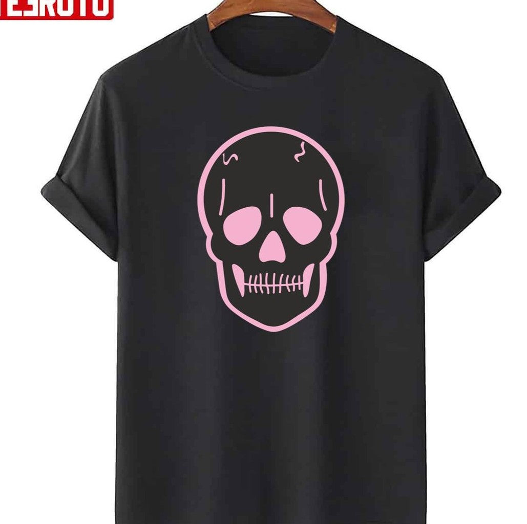 Pink Skull Pink Preppy Unisex T-Shirt - T-Shirt, Sweatshirt, Hoodie