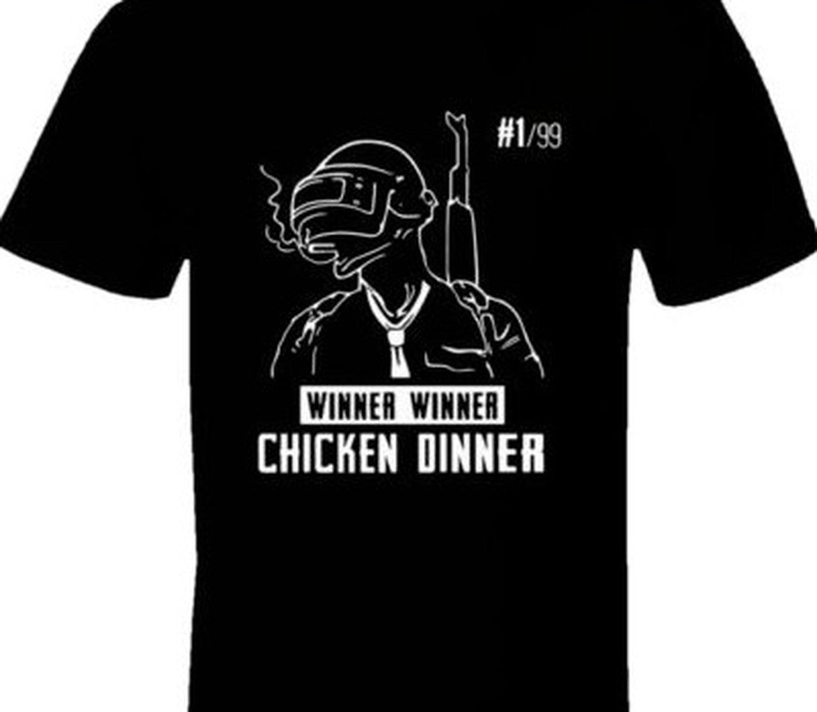 Pubg Game Winner Chicken Dinner Log Unisex T-Shirt - T-Shirt, Sweatshirt, Hoodie