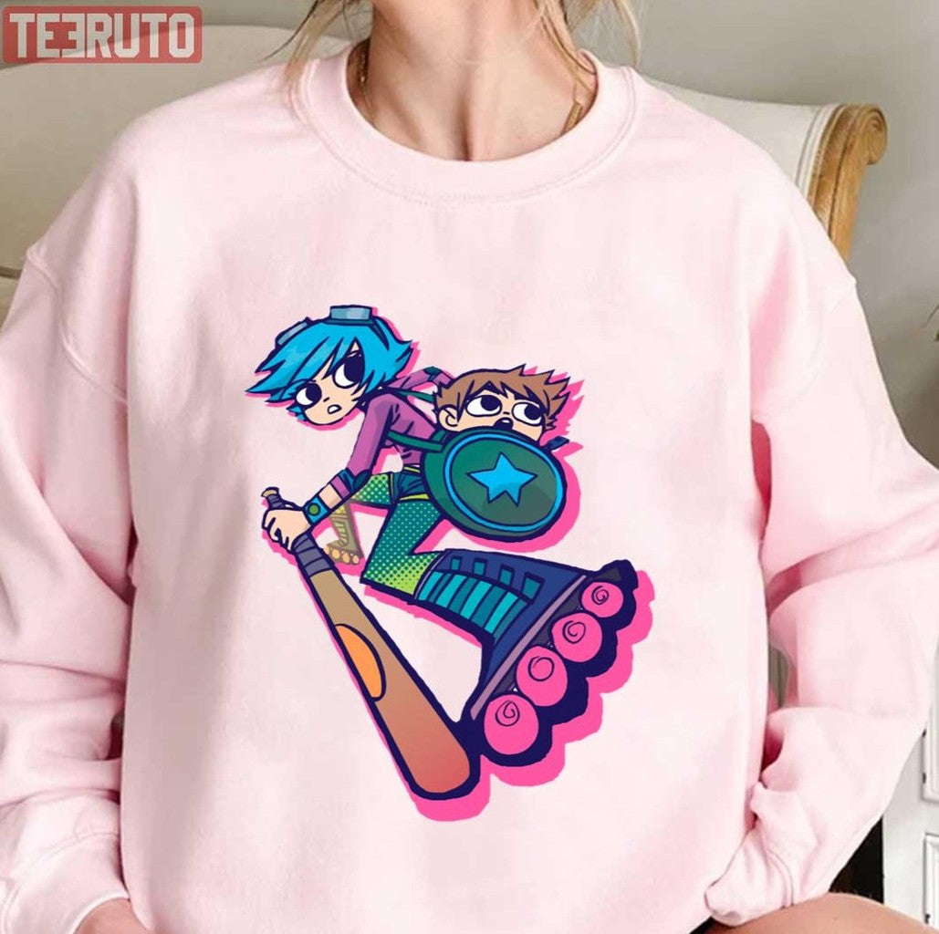 Scott Pilgrim Ramona Flowers Scott Pilgrim Vs The World Unisex Sweatshirt - T-Shirt, Sweatshirt, Hoodie