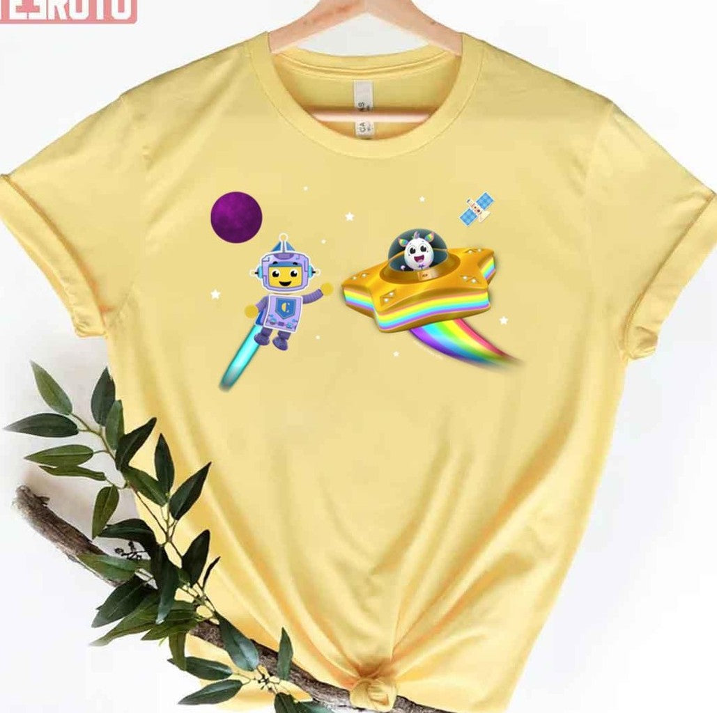 Robot Space Adventure Movie Charlie's Colorforms City Unisex T-Shirt - T-Shirt, Sweatshirt, Hoodie