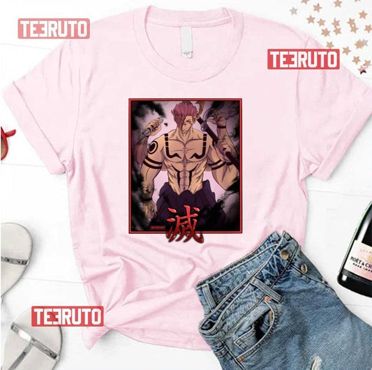 Anime From Jujutsu Kaisen Ryomen Sukuna Unisex T-Shirt - T-Shirt, Sweatshirt, Hoodie