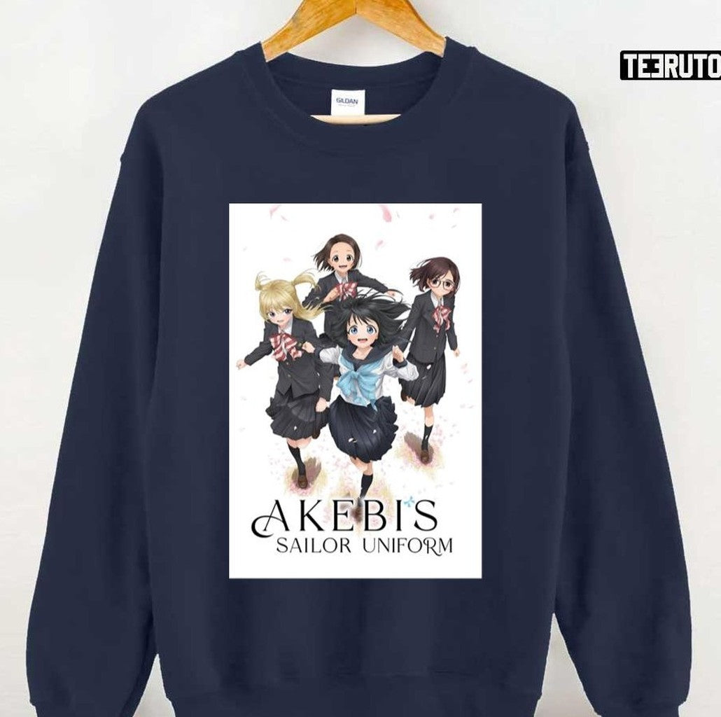 Roubai Private Academy Girls Akebi's Sailor Uniform Unisex Sweatshirt - T-Shirt, Sweatshirt, Hoodie
