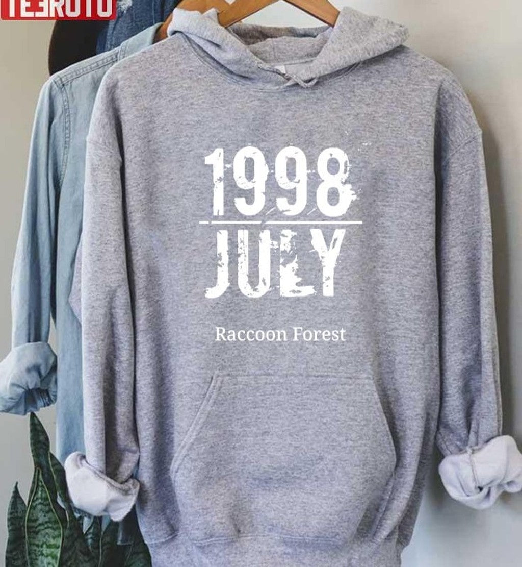 Raccoon Forest City July 1998 Unisex Hoodie - T-Shirt, Sweatshirt, Hoodie