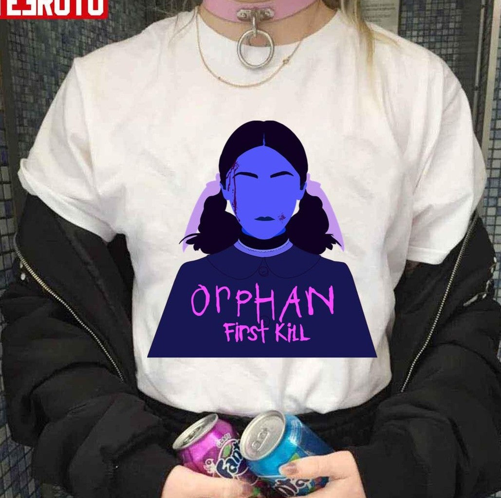 Orphan First Kill Faceless Portrait Unisex T-shirt - T-Shirt, Sweatshirt, Hoodie