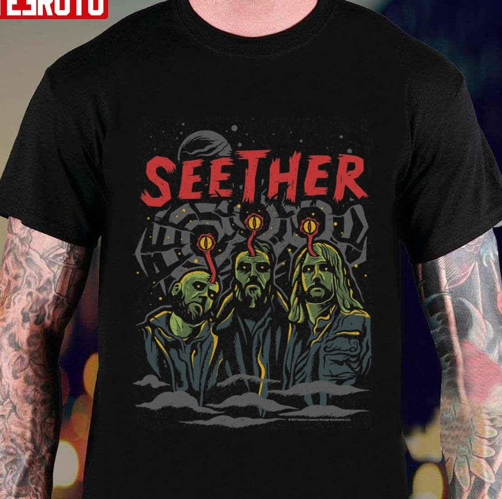 Music Seether Band Fanart Unisex T-Shirt - T-Shirt, Sweatshirt, Hoodie
