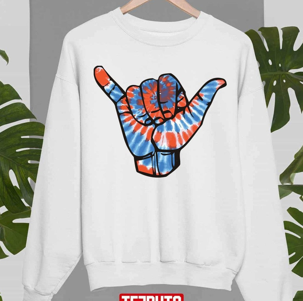 Orange And Blue Tie Dye Boise State Broncos Unisex Sweatshirt - T-Shirt, Sweatshirt, Hoodie