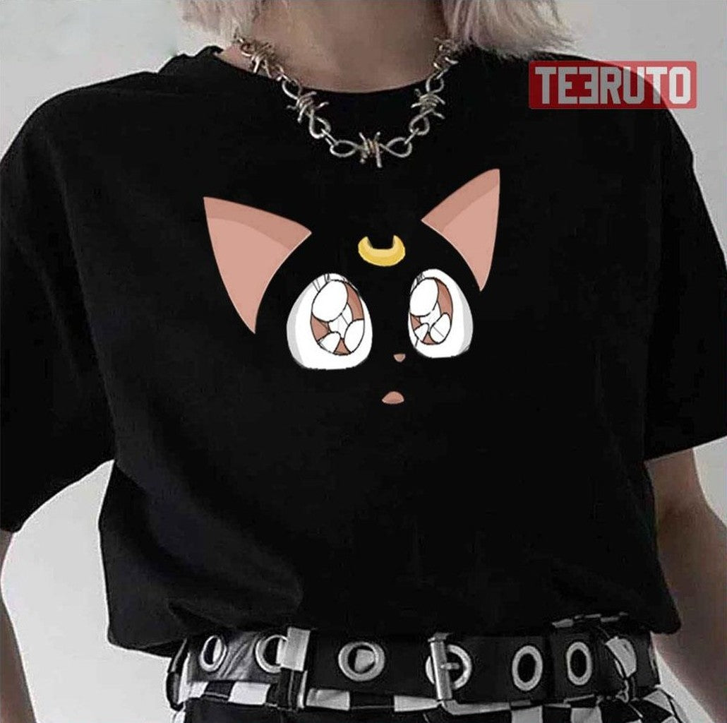 Sailor Moon Cat Luna Sailor Moon Unisex T-Shirt - T-Shirt, Sweatshirt, Hoodie