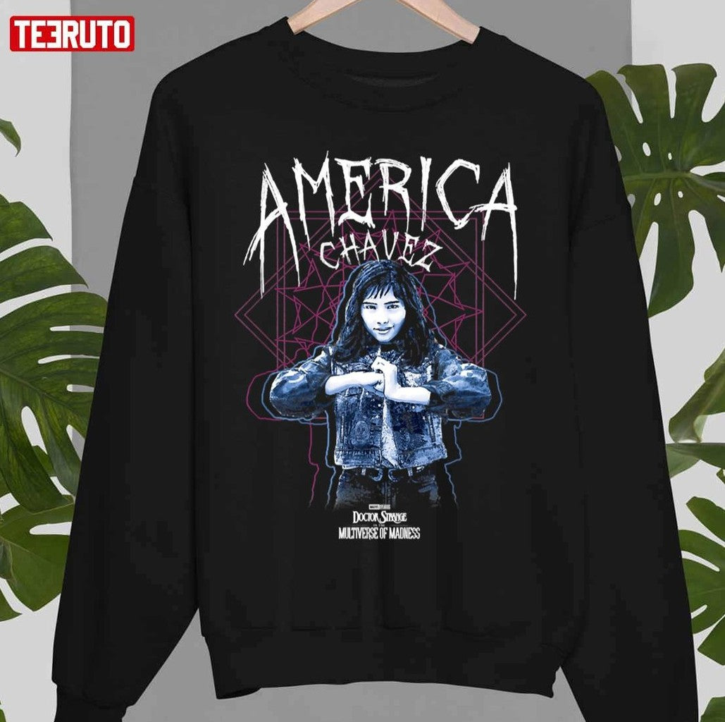 Power Run Away To Fight Monsters America Chavez Unisex Sweatshirt - T-Shirt, Sweatshirt, Hoodie