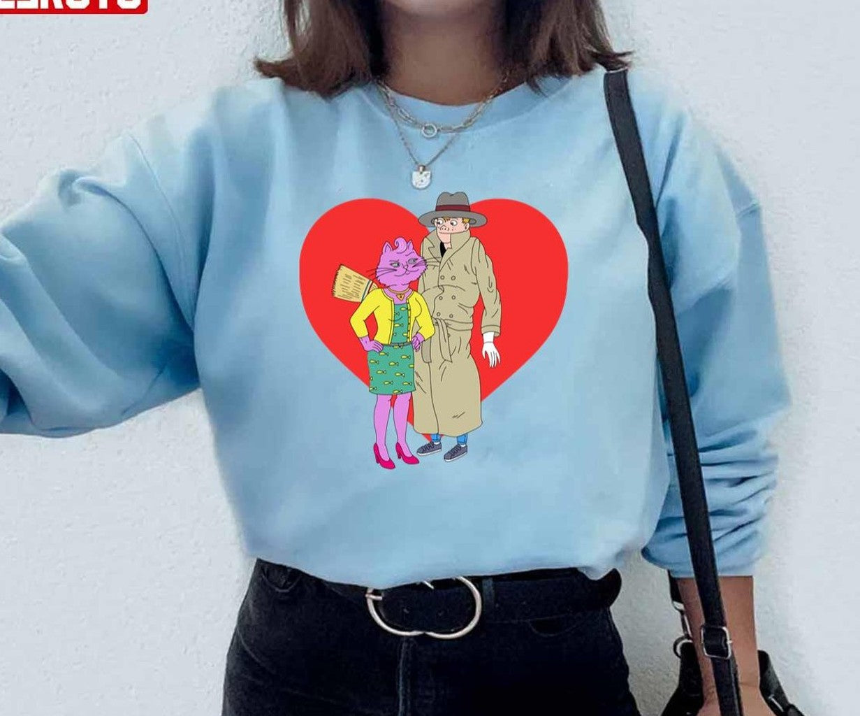 Princess Carolyn And Vincent Adultman BoJack Horseman Unisex Sweatshirt - T-Shirt, Sweatshirt, Hoodie