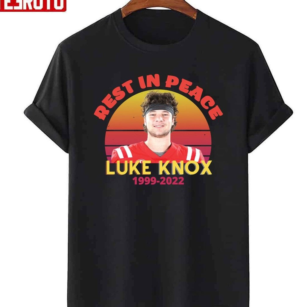 Rest In Peace Luke Knox 1999 2022 Unisex T-shirt - T-Shirt, Sweatshirt, Hoodie