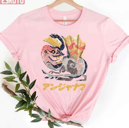 Anjanath Kanji Icon Monster Hunter Rise Game Unisex T-Shirt - T-Shirt, Sweatshirt, Hoodie