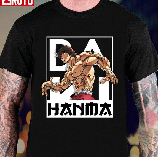 Anime Character Baki Hanma Amazing Art Unisex T-Shirt - T-Shirt, Sweatshirt, Hoodie
