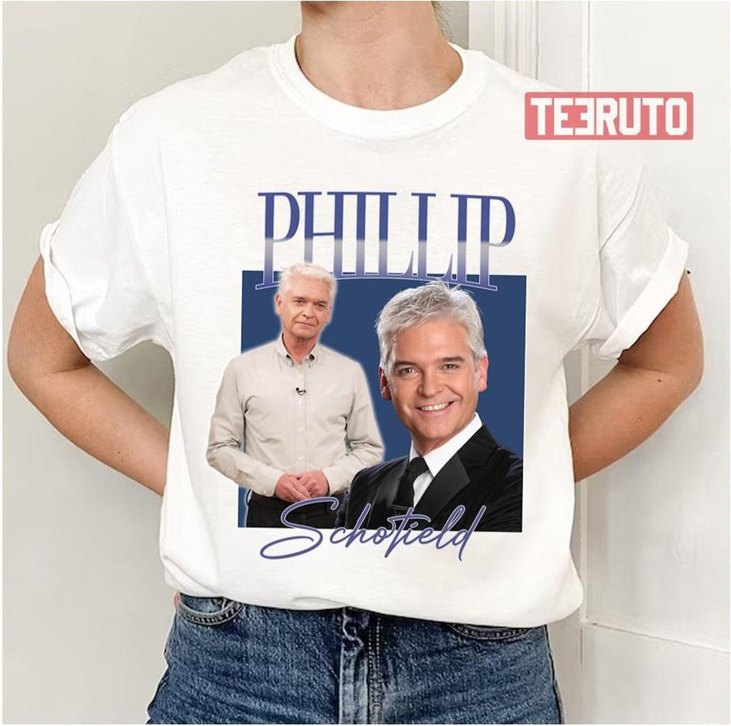 Phillip Schofield Collage Design Unisex T-Shirt - T-Shirt, Sweatshirt, Hoodie