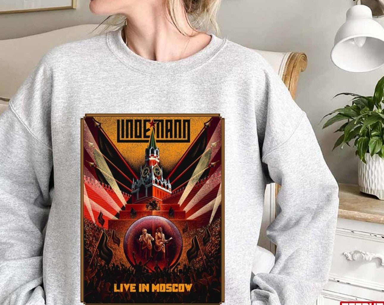 Poster Style Lindemann Band Live In Moscow Unisex Sweatshirt - T-Shirt, Sweatshirt, Hoodie