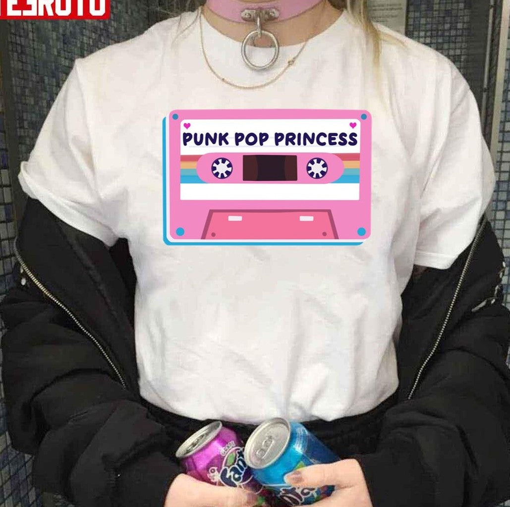 Punk Pop Princess Music Pink Cassette Tape Unisex T-Shirt - T-Shirt, Sweatshirt, Hoodie