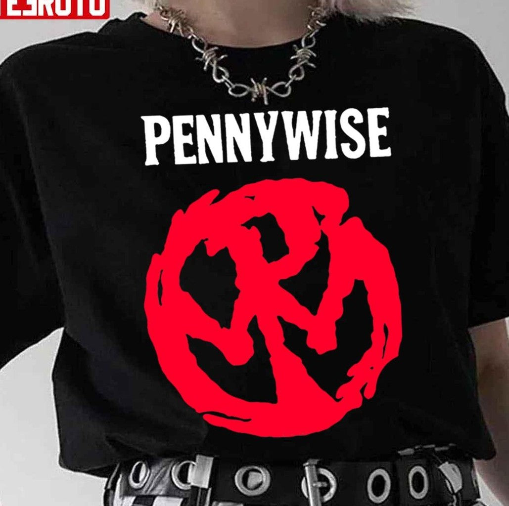 Pennywise Red Icon Halloween Unisex T-Shirt - T-Shirt, Sweatshirt, Hoodie