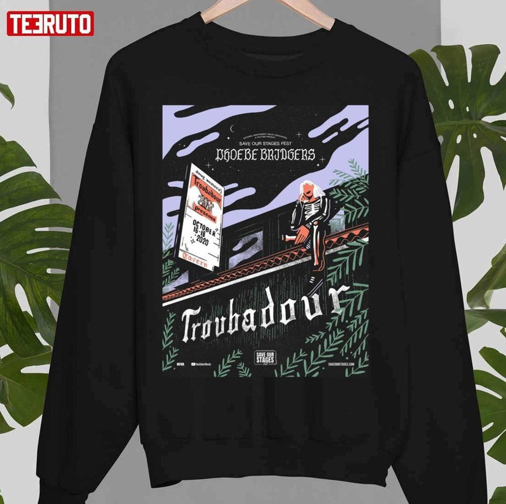 Phoebe Bridgers Troubadour Racerback Unisex Sweatshirt - T-Shirt, Sweatshirt, Hoodie