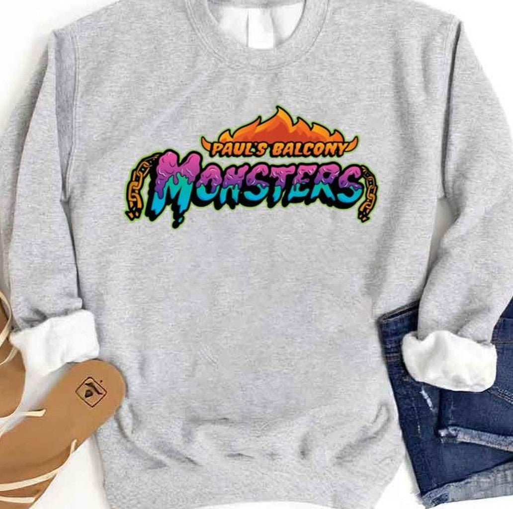 Paul's Balcony Monsters Unisex Sweatshirt - T-Shirt, Sweatshirt, Hoodie