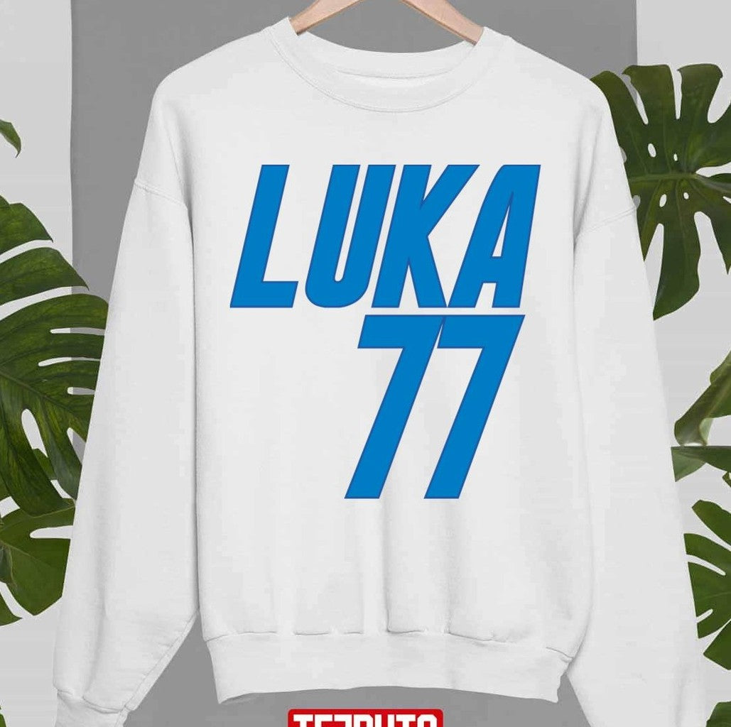 No 77 Luka Doncic Slovenian Professional Basketball Player For The Dallas Mavericks Unisex Sweatshirt - T-Shirt, Sweatshirt, Hoodie