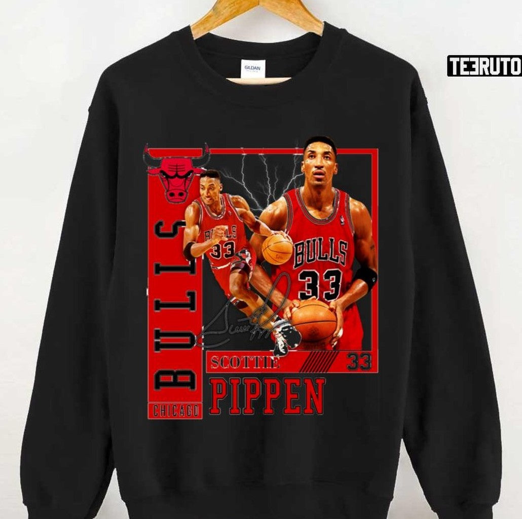 Scottie Pippen Basketball Legend Chicago Signature Unisex Sweatshirt - T-Shirt, Sweatshirt, Hoodie