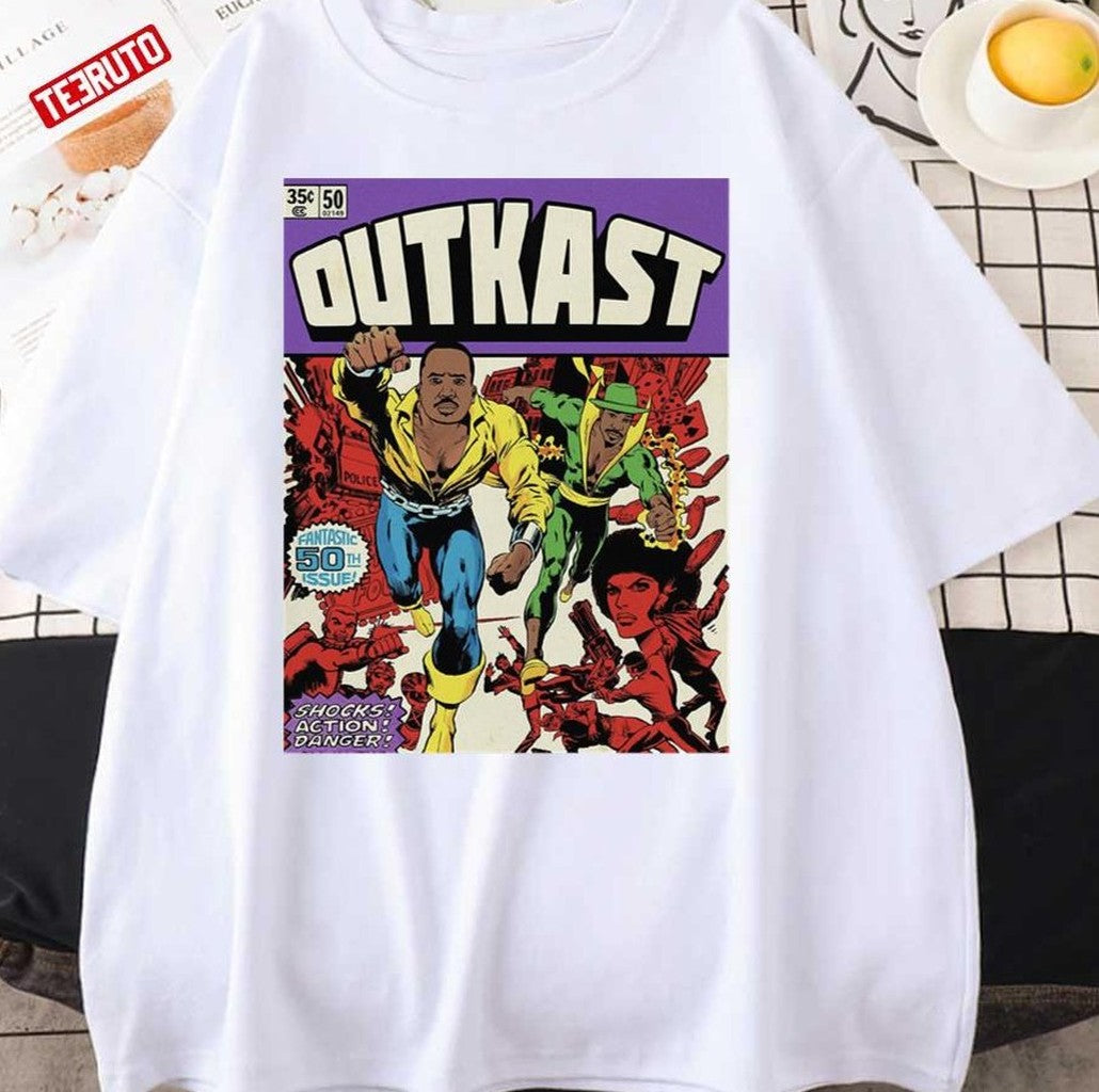 Outkast Rap Comic Design Unisex T-Shirt - T-Shirt, Sweatshirt, Hoodie