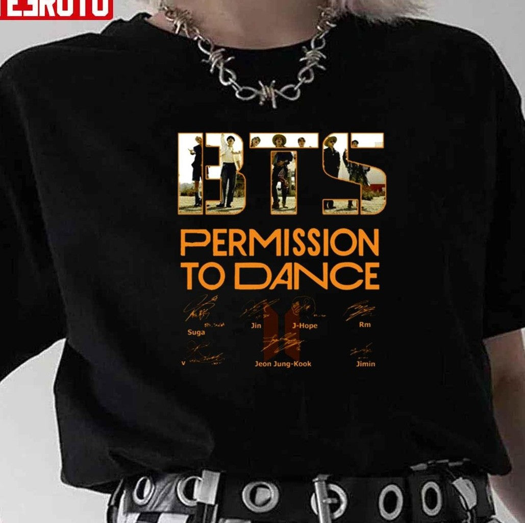 Permission To Dance Bts Unisex T-Shirt - T-Shirt, Sweatshirt, Hoodie