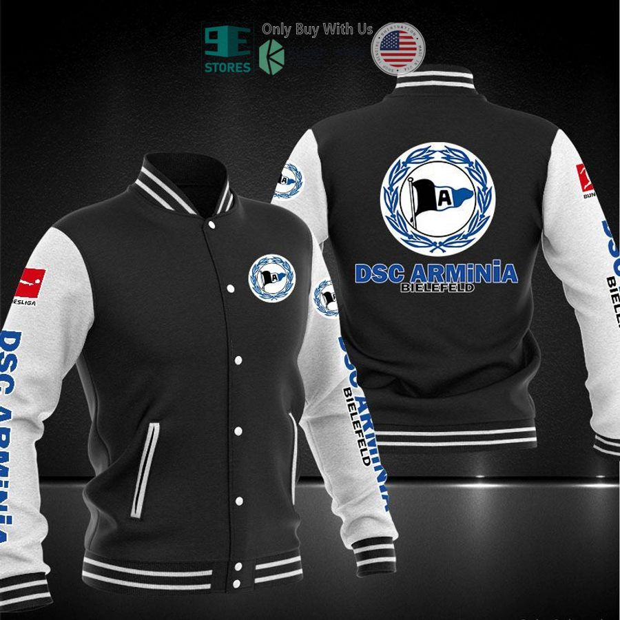 BEST DSC Arminia Bielefeld Baseball Jacket baseball jersey product view 1