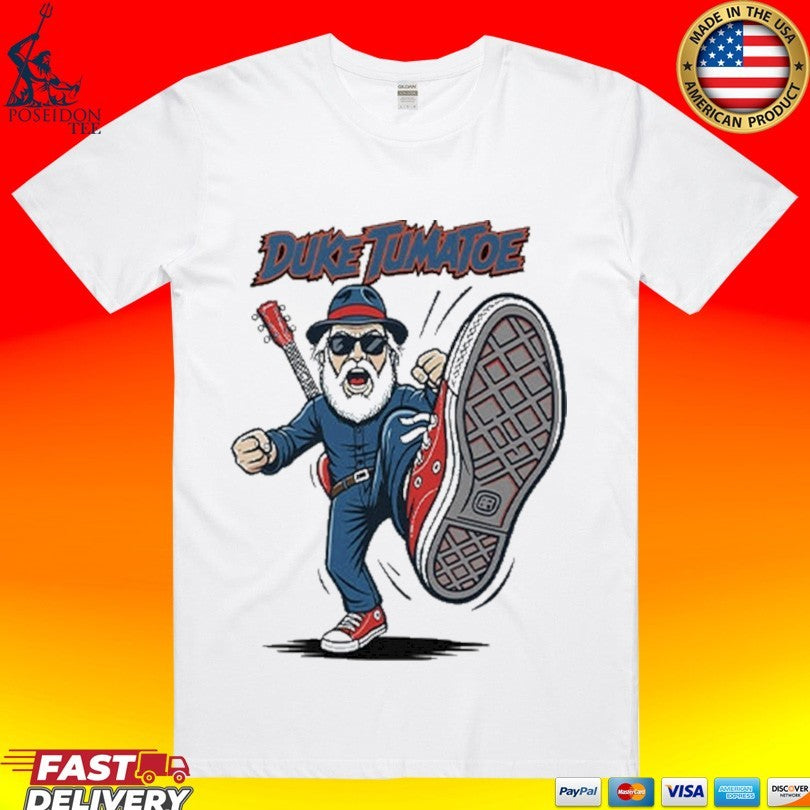 Duke Tumatoe Kicking Duke Kung Fu T-shirt Unisex T-shirt, Sweatshirt, Hoodie, Long Sleeve Tee - T-Shirt, Sweatshirt, Hoodie