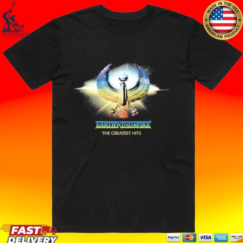 Earth Wind & Fire Greatest Hits Shining Star T-shirt Unisex T-shirt, Sweatshirt, Hoodie, Long Sleeve Tee - T-Shirt, Sweatshirt, Hoodie