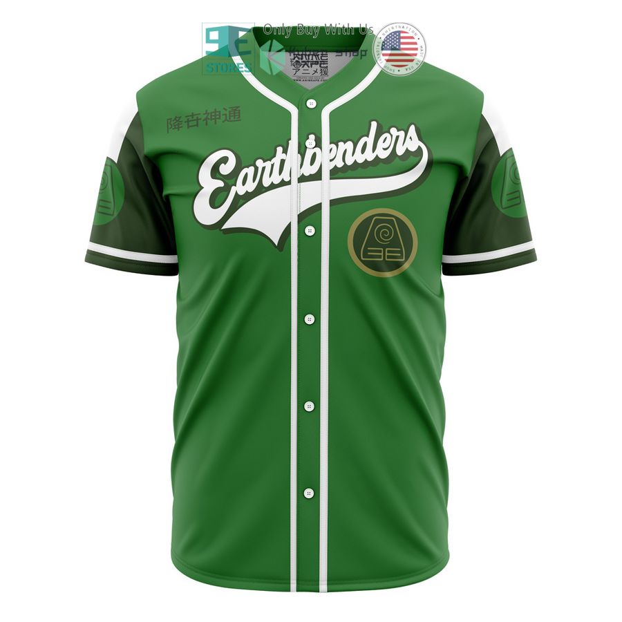 BEST Earthbenders Avatar Baseball Jersey baseball jersey product view 1