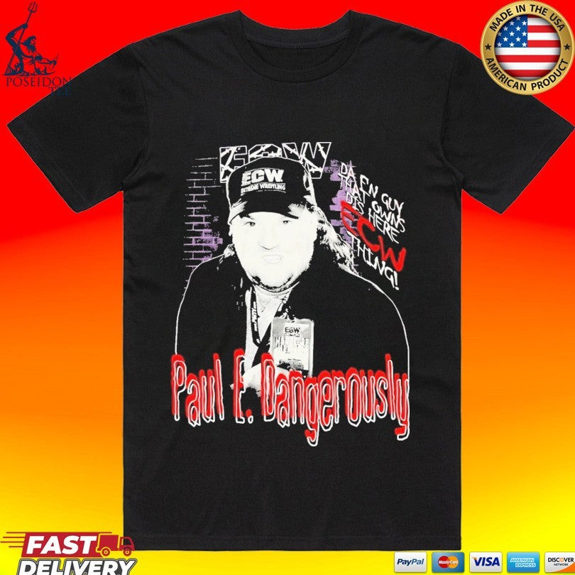 Ecw Paul Heyman Hardcore T-shirt Unisex T-shirt, Sweatshirt, Hoodie, Long Sleeve Tee - T-Shirt, Sweatshirt, Hoodie