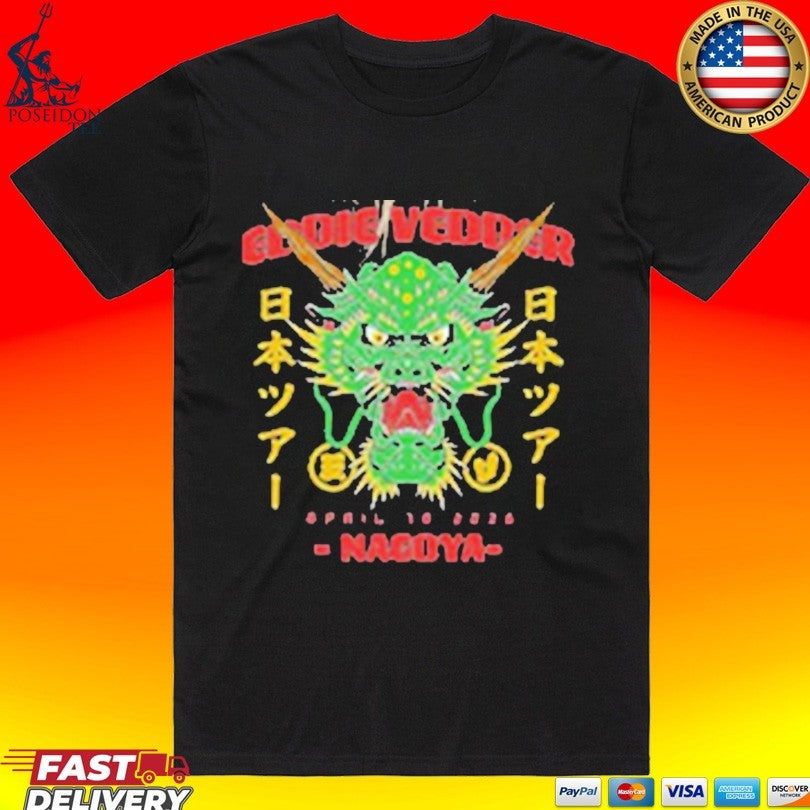Eddie Vedder Niterra Village Hall In Nagoya April 14 2026 Show T-shirt Unisex T-shirt, Sweatshirt, Hoodie, Long Sleeve Tee - T-Shirt, Sweatshirt, Hoodie