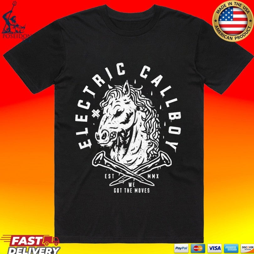 Electric Callboy Dark Horse T-shirt Unisex T-shirt, Sweatshirt, Hoodie, Long Sleeve Tee - T-Shirt, Sweatshirt, Hoodie