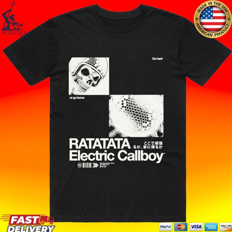 Electric Callboy Ratatata Disco T-shirt Unisex T-shirt, Sweatshirt, Hoodie, Long Sleeve Tee - T-Shirt, Sweatshirt, Hoodie