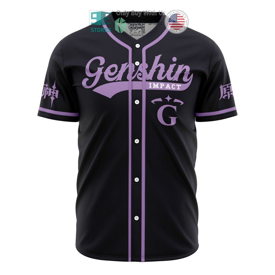 BEST Elemental Magic Genshin Impact Baseball Jersey baseball jersey product view 1