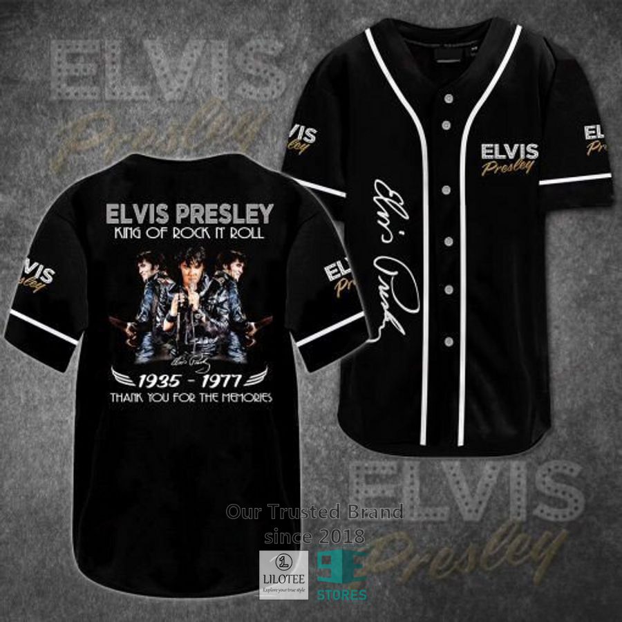 Elvis Presley 1935 1977 Baseball Jersey baseball jersey product view 1