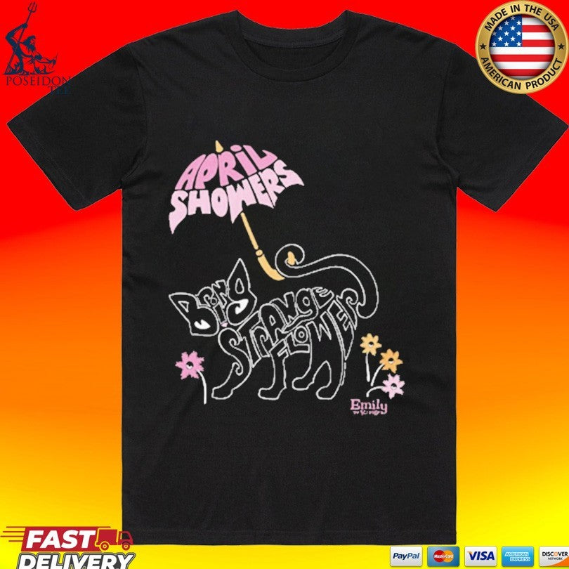 Emily The Strange April Showers T-shirt Unisex T-shirt, Sweatshirt, Hoodie, Long Sleeve Tee - T-Shirt, Sweatshirt, Hoodie