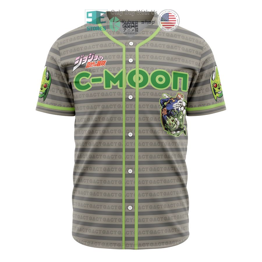 BEST Enrico Pucci C-Moon Jojo's Bizarre Adventure Baseball Jersey baseball jersey product view 1