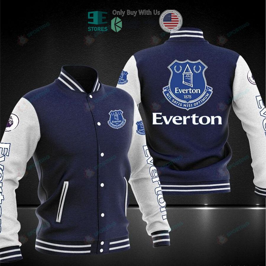 BEST Everton 1878 Baseball Jacket baseball jersey product view 1